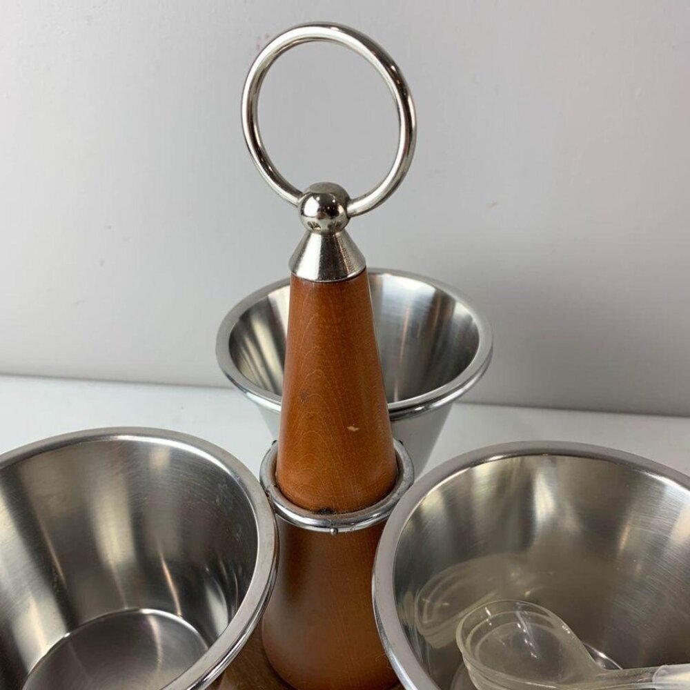 Stako Sweden Stainless Steel Condiment Carousel - Picture 3 of 6